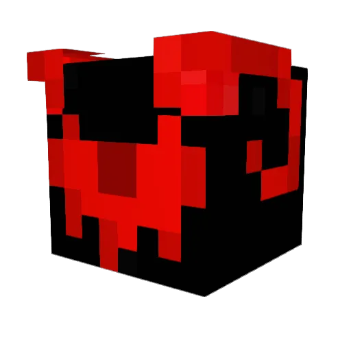 MistIsGod Minecraft avatar head, 3D render