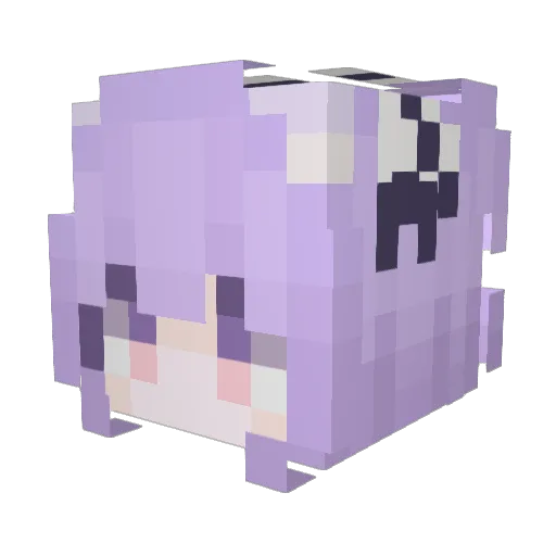 MistNorth Minecraft avatar head, 3D render