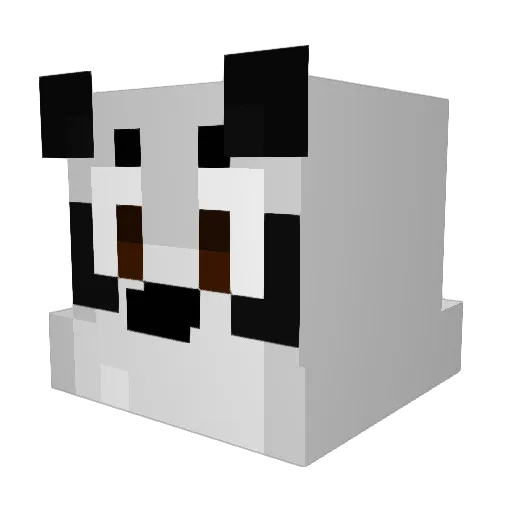 Mist_Alex Minecraft avatar head, 3D render