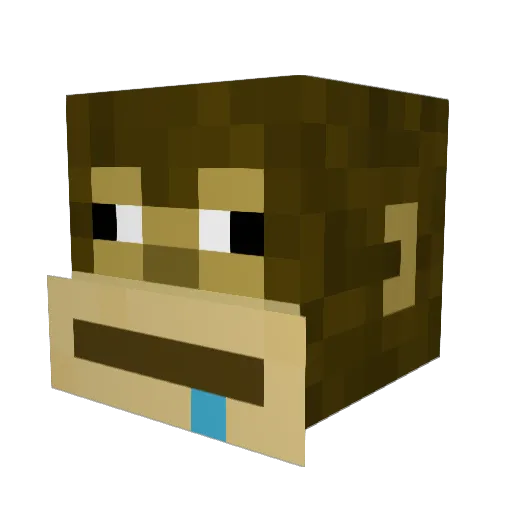 Mista_0726 Minecraft avatar head, 3D render