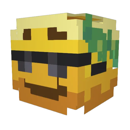 Mista_Kool Minecraft avatar head, 3D render