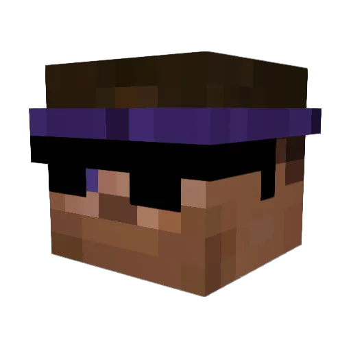MistaaT Minecraft avatar head, 3D render