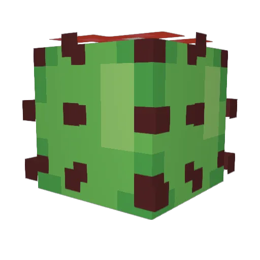 Mistactus Minecraft avatar head, 3D render