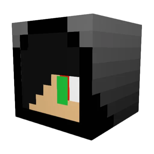 MistahKevlar Minecraft avatar head, 3D render