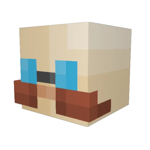 Mistah_Coopah Minecraft avatar head, 3D render