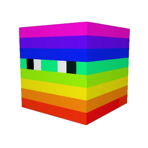 Mistake69 Minecraft avatar head, 3D render