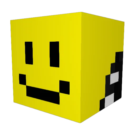 MistakeZZealous Minecraft avatar head, 3D render