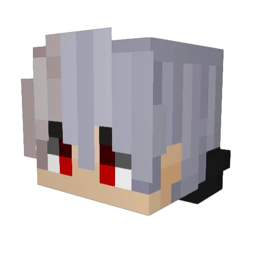 Mistake_9023 Minecraft avatar head, 3D render