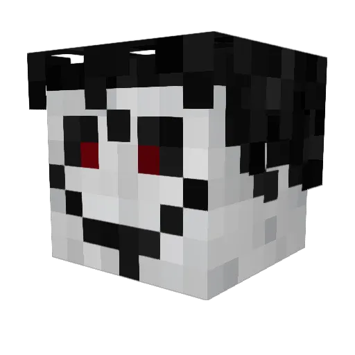MistarGrin Minecraft avatar head, 3D render