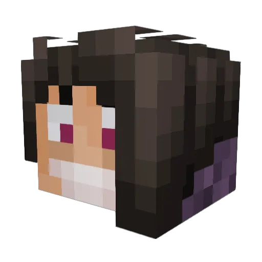 MistborneYT Minecraft avatar head, 3D render