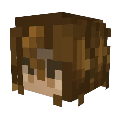 Miste_0 Minecraft avatar head, 3D render