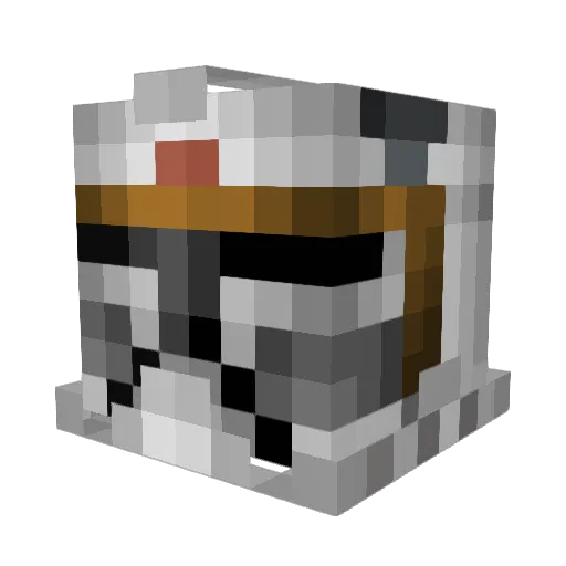 MistedFish Minecraft avatar head, 3D render