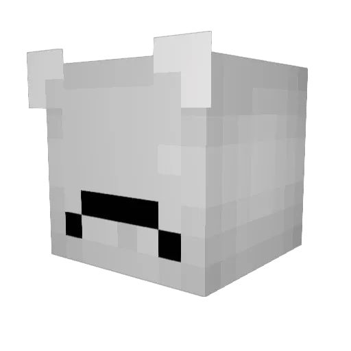 MisterAdri Minecraft avatar head, 3D render