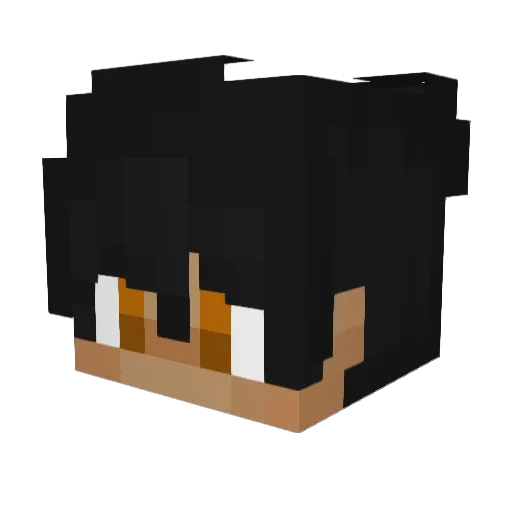 MisterAleee Minecraft avatar head, 3D render