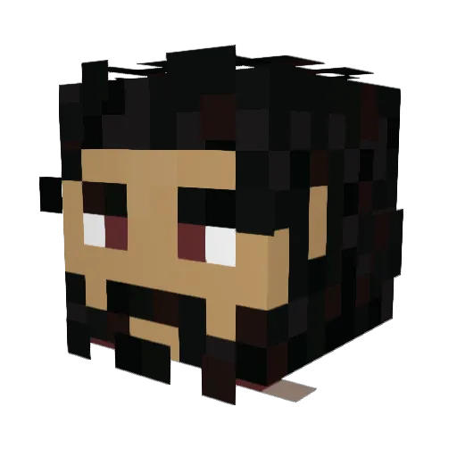 MisterCapi Minecraft avatar head, 3D render