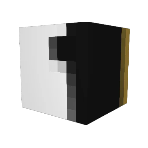 MisterCocas Minecraft avatar head, 3D render
