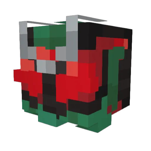 MisterCorvo284 Minecraft avatar head, 3D render