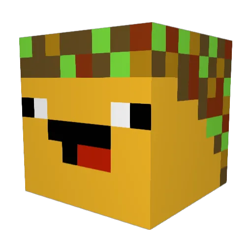 MisterDerp123 Minecraft avatar head, 3D render