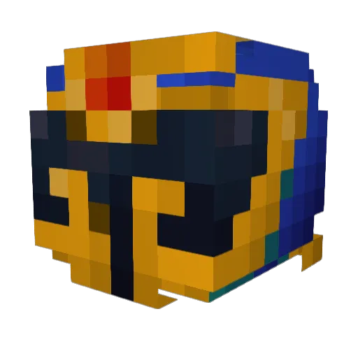 MisterDuck10 Minecraft avatar head, 3D render