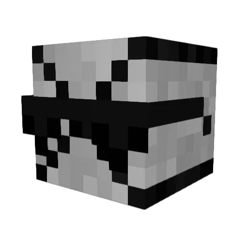 MisterFada1 Minecraft avatar head, 3D render