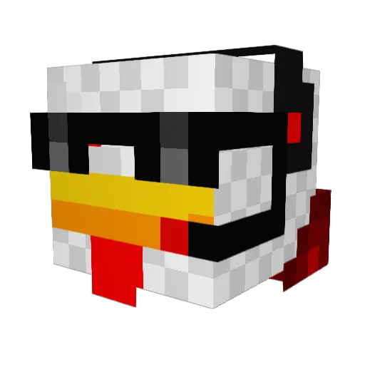 MisterFray Minecraft avatar head, 3D render