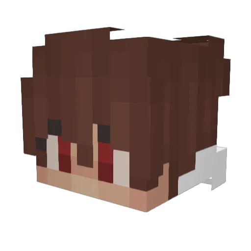 MisterFrenchMan_ Minecraft avatar head, 3D render