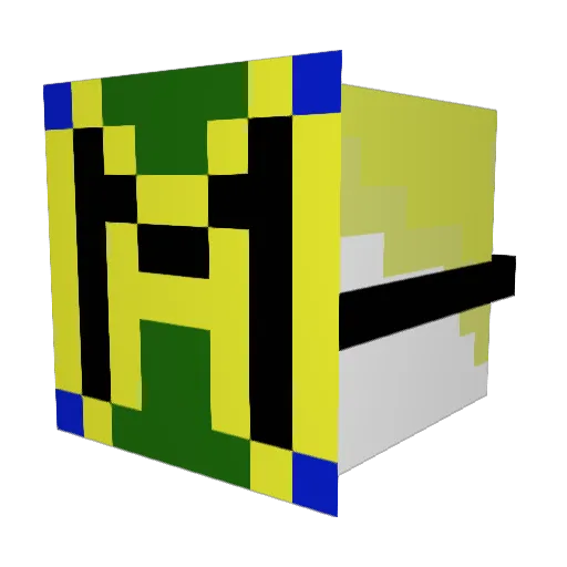 MisterGrifster Minecraft avatar head, 3D render