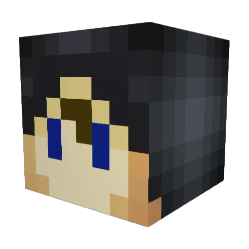 MisterHerberto Minecraft avatar head, 3D render