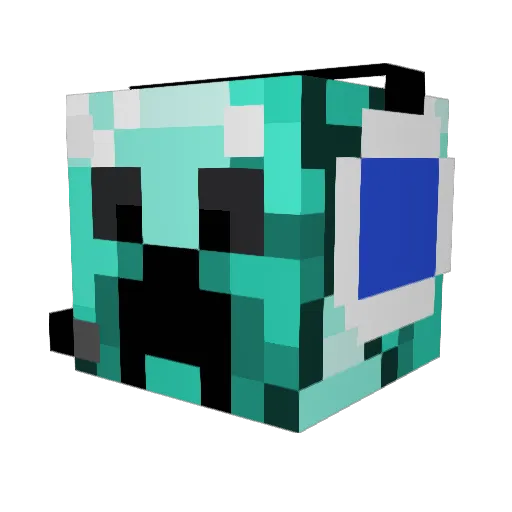 MisterIce72 Minecraft avatar head, 3D render
