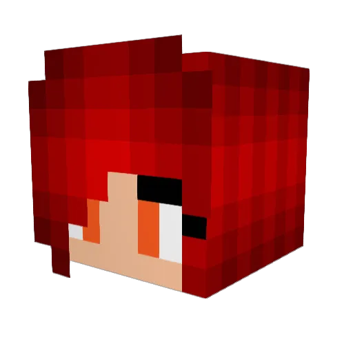 MisterKnighty Minecraft avatar head, 3D render