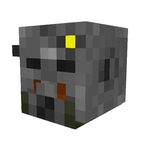 MisterMcDoctor Minecraft avatar head, 3D render