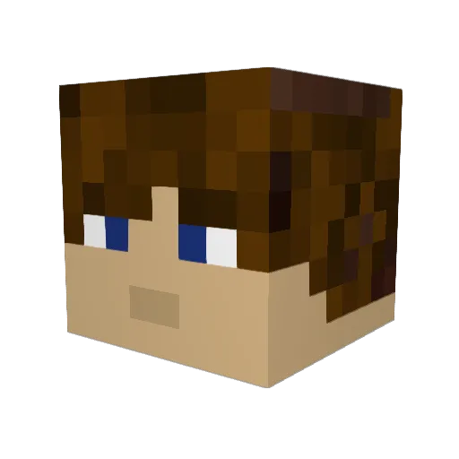 MisterMcKinney Minecraft avatar head, 3D render