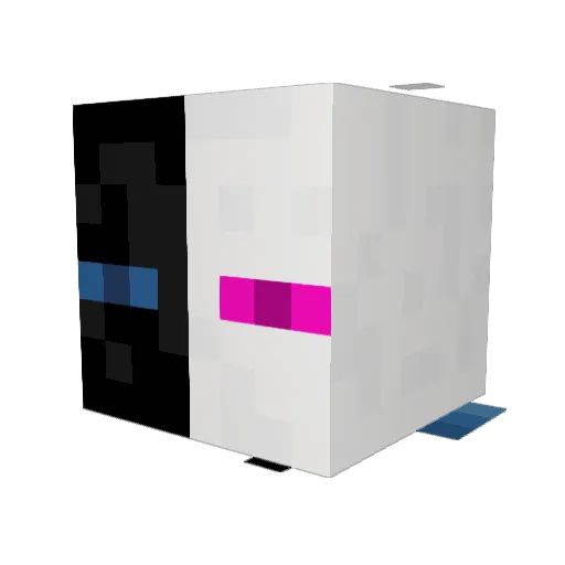 MisterMiles1110 Minecraft avatar head, 3D render