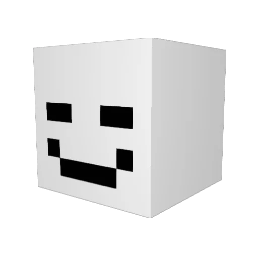MisterMimoo Minecraft avatar head, 3D render