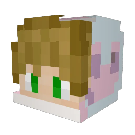 MisterMonolith Minecraft avatar head, 3D render
