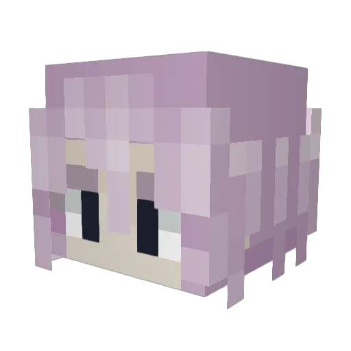 MisterMudcrab Minecraft avatar head, 3D render