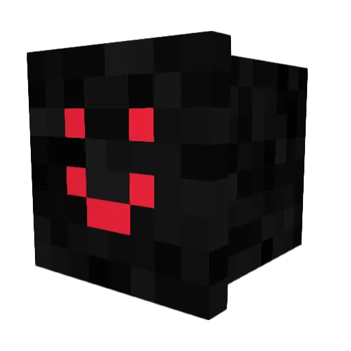 MisterMute Minecraft avatar head, 3D render