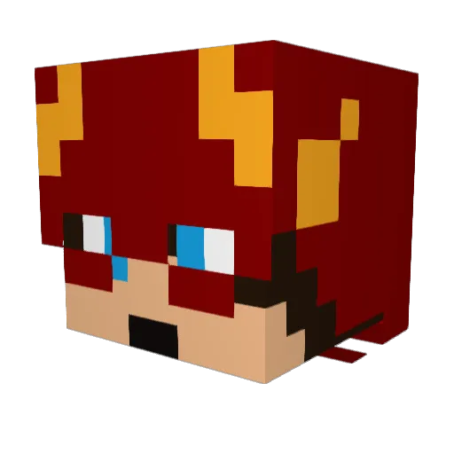 MisterN3A3TKG Minecraft avatar head, 3D render