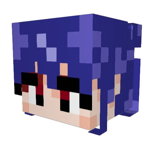 MisterNeko99 Minecraft avatar head, 3D render
