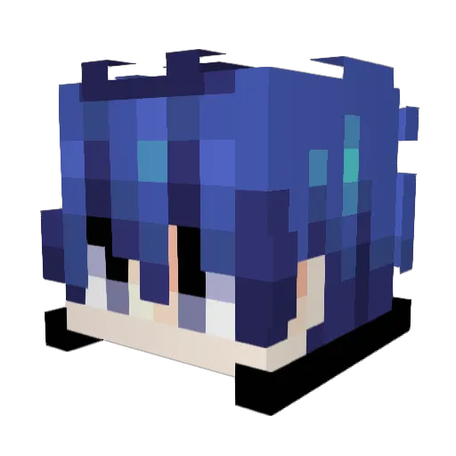 MisterOsbam Minecraft avatar head, 3D render