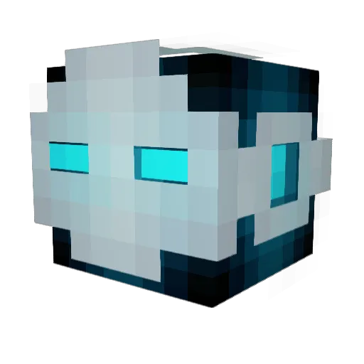 MisterPingu Minecraft avatar head, 3D render