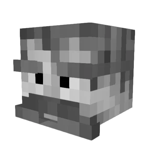 MisterPresident9 Minecraft avatar head, 3D render