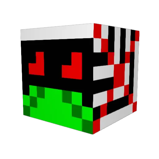 MisterReck951 Minecraft avatar head, 3D render