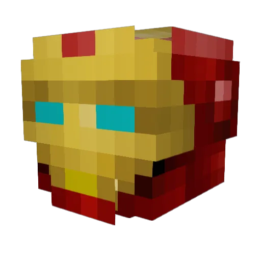 MisterSafe Minecraft avatar head, 3D render