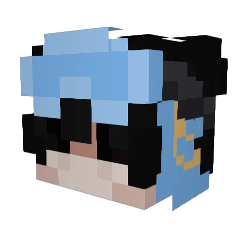 MisterSchloopy Minecraft avatar head, 3D render