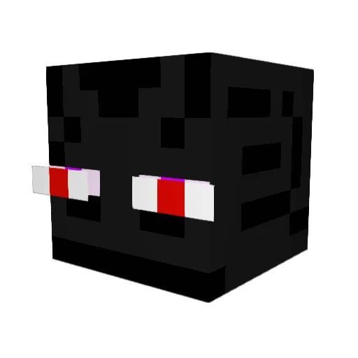 MisterShadows Minecraft avatar head, 3D render