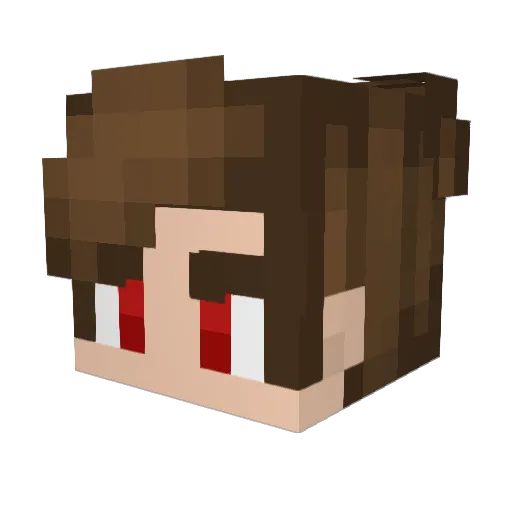 MisterShalava23 Minecraft avatar head, 3D render