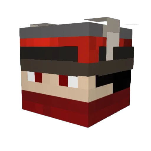 MisterSlice Minecraft avatar head, 3D render