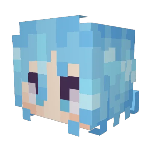 MisterStew Minecraft avatar head, 3D render