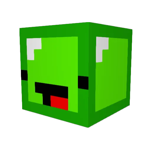 MisterTiddle Minecraft avatar head, 3D render